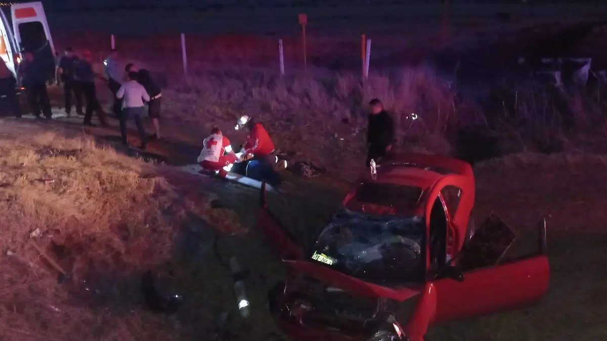 Accidente en la carretera Cuauhtemoc